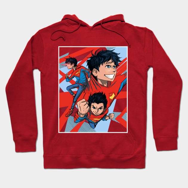 Boy of Steel Hoodie by Art John Draws